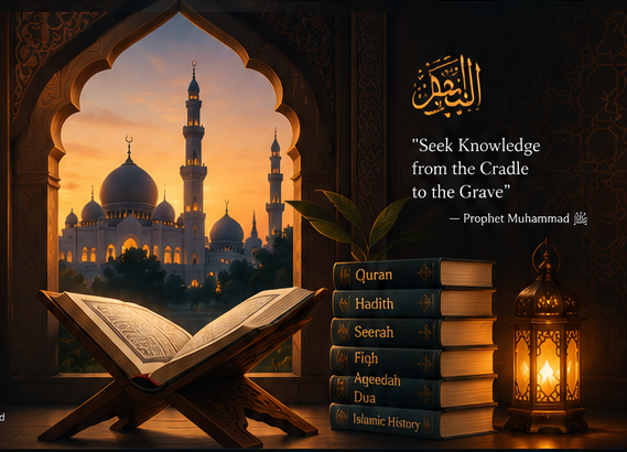 Islamic books and mosque artwork